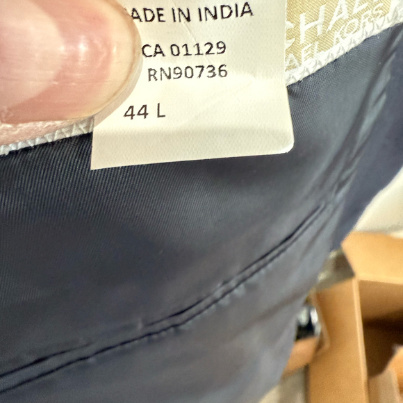 Michael Kors Blazer Two-Button Mens Navy 44L - Picture 5 of 5